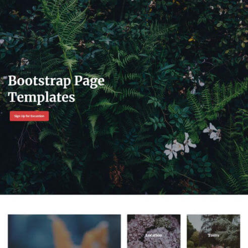 Bootstrap Page Templates